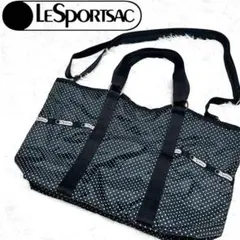 《LeSportsac 》ブラックドット トートバッグ