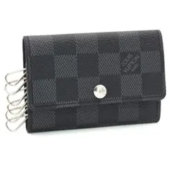 ルイヴィトン ダミエ グラフィット ミュルティクレ6 キーケース 6連 ブラック