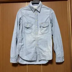 chimala チマラ ダメージ加工デニム／シャンブレーシャツ Sサイズのサムネイル
