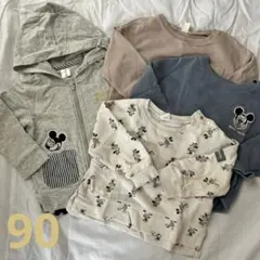 ミッキー　トレーナー　まとめ売り　90 保育園　ディズニー