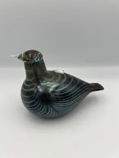 鳥 オブジェ 置物 北欧風 アートガラス