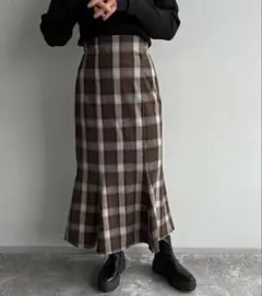 チェック スカート