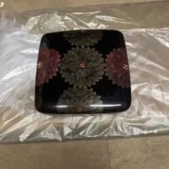 菊模様 角型重箱