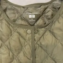 UNIQLO XL キルティングジャケット 収納袋付き