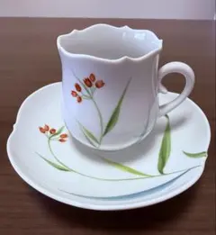未使用 マイセン(Meissen)アルペンフローラ616101 カップ・ソーサー 
