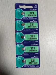 muRata（旧SONY） ボタン電池 sr616sw (321) 日本製 5個