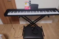 Carina 電子ピアノ 88鍵盤 キーボード ペダル付 スタンド　イスセットのサムネイル