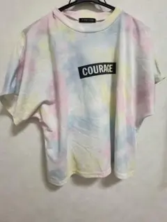 COURAGE プリント Tシャツ 半袖