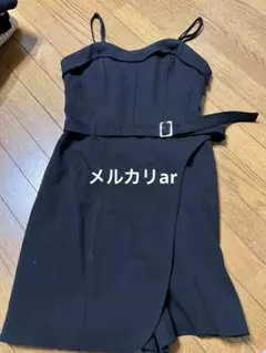 新品！タグ付き！SNIDEL スナイデル ワンピース　ロンパース　黒　キャミのサムネイル