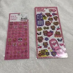 【新品未使用】日焼けキティ　平成ハッピーフォン　タイルシール　サンリオ