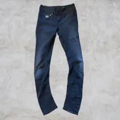 ジースターロウ 立体裁断 ブラック ARC スキニーデニム