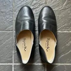 ハルタ HARUTA スムース素材 スポックシューズ SD150 クロ 23cm