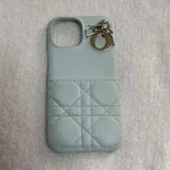 Dior iPhone15ケース　水色