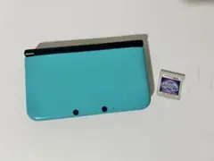 【動作品・希少カラー】ニンテンドー 3DS LL ターコイズ ブルー 青 本体