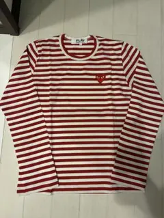 新品 コムデギャルソン CDG ボーダー ロングスリーブ シュプリーム 