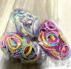 多色ヘアゴムセット　キッズ　約300本