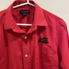 Lands' End 赤 長袖シャツ