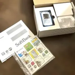 SoftBank みまもりケータイ3 202Z ブルー 箱付き