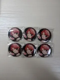 赤城ウェン ぎゃうるふ(うるふver.) 缶バッジ