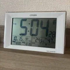 新品未使用 CITIZEN 電波置時計　8RZ151-003