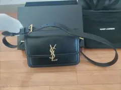 未使用　サンローラン　ソルフェリーノ（ミディアム／ボックスレザー）