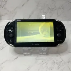 【動作品・美品】 PS Vita 2000 ブラック グレー 本体 良品 ソニー