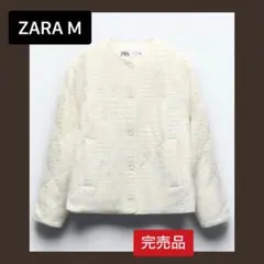 ●完売品●ZARA●エンブロイダリーパフジャケット●M