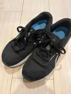 アシックス ジュニアスニーカー レーザービーム 23.0㎝ 黒