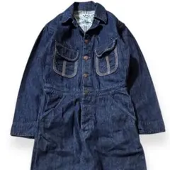 希少 EVISU エヴィス デニム つなぎ オールイワン デニム長袖 スカート 希少 EVISU エヴィス デニム つなぎ オールイワン デニム長袖