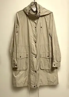 INDIVI フード付き ロングコート　L 40ワールド　WORLD