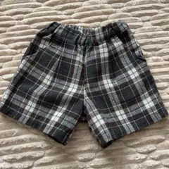 Seraph 110㎝　グレー系チェック ショートパンツ　秋冬
