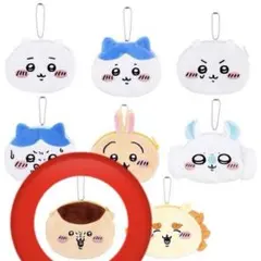 ちいかわ おかおポーチ（明日もがんばるぞ！編） くりまんじゅう ステッカー付き