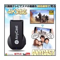 Anycast　ドングルレシーバー HDMI 大画面 1080P 高画質 高速