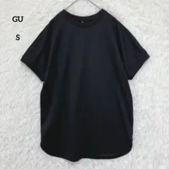 GU ジーユー オーバーサイズTシャツ Sサイズ ブラック 半袖