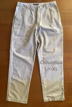 【古着】Columbia ワークパンツ ホワイト・ベージュ系