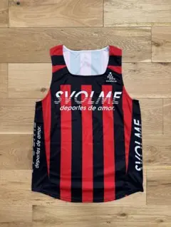 SVOLME ランシャツ ストライプデザイン ランニングトップス M