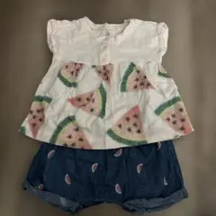 GAP スイカ柄トップス＆ショートパンツセット