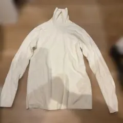 無印良品　首のチクチクしないタートルネック セーター L