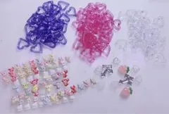 量産型♡ハートパーツ♡平成♡女児♡サブカル♡ネイルパーツ♡ネイルシールまとめ売り