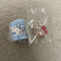 キティ　カラフルキャンディーチャーム　ポンポネット　コインシリンダー