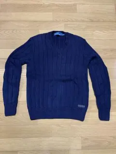 Polo by Ralph Lauren ネイビー Vネックセーター