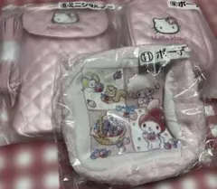 Hello Kitty ミニショルダーとポーチバラ売り