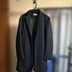 最終値下げ✨grnロングコート　ネイビー　Ｌサイズ