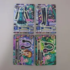 アイカツ 初音ミク 4枚セット