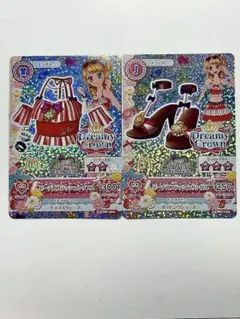 アイカツカード キュート 2枚セット マック 大空あかり Dreamycrown