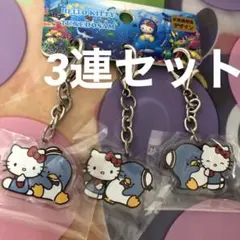 神戸須磨シーワールド限定 キティ アクリルキーホルダー③ピンク
