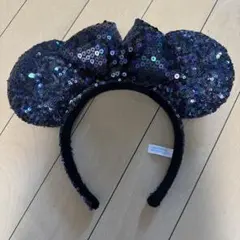 ミニーマウス風スパンコールカチューシャ