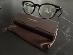 OLIVER PEOPLE'S サングラス ブラックフレーム クリアレンズ