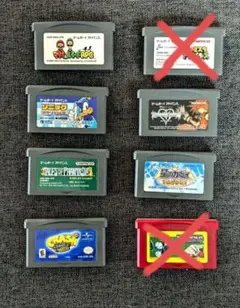 ゲームボーイアドバンスソフト6本セット【ばら売り可】