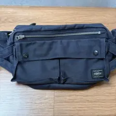 極美品　PORTER 吉田カバン ボディバッグ ウエストポーチ ブラックのサムネイル